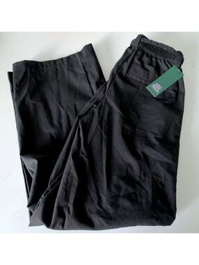 Wild Fable Black Pleated Front Wide Leg Pants Women